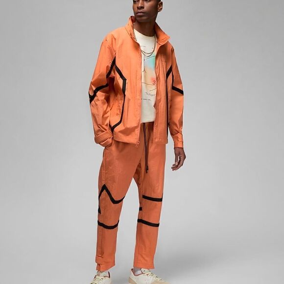 Air Jordan 23 Engineered Woven Pants Rust Oxide Black Men's Small S DV7699-872 - Picture 10 of 15